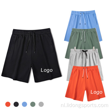 Zomer Casual Heren Shorts Custom Logo Mannen Jogger Broek Sneldrogende Sport Mannen Gym Short Pants